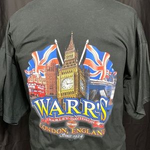 XXXL Warrs Harley Davidson London England T-shirt
